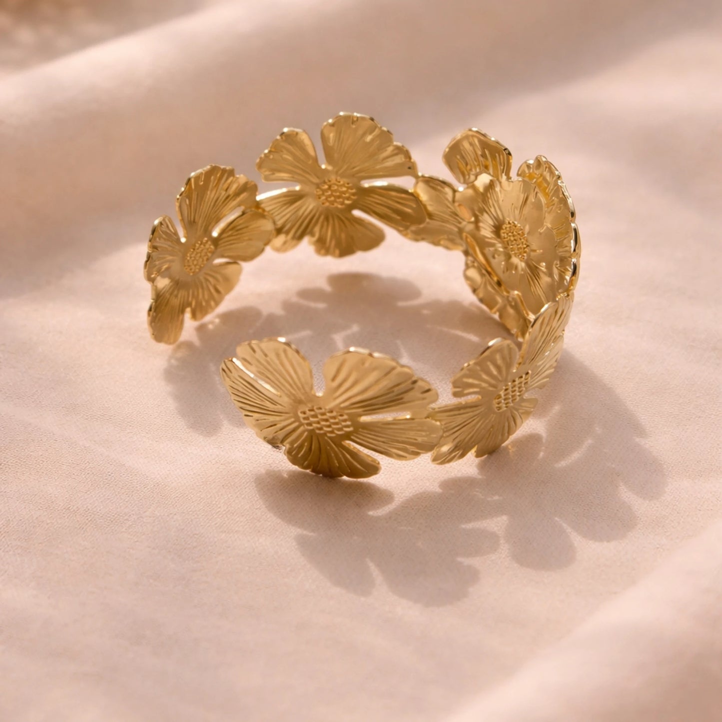 Floral Fairy Golden Bracelet