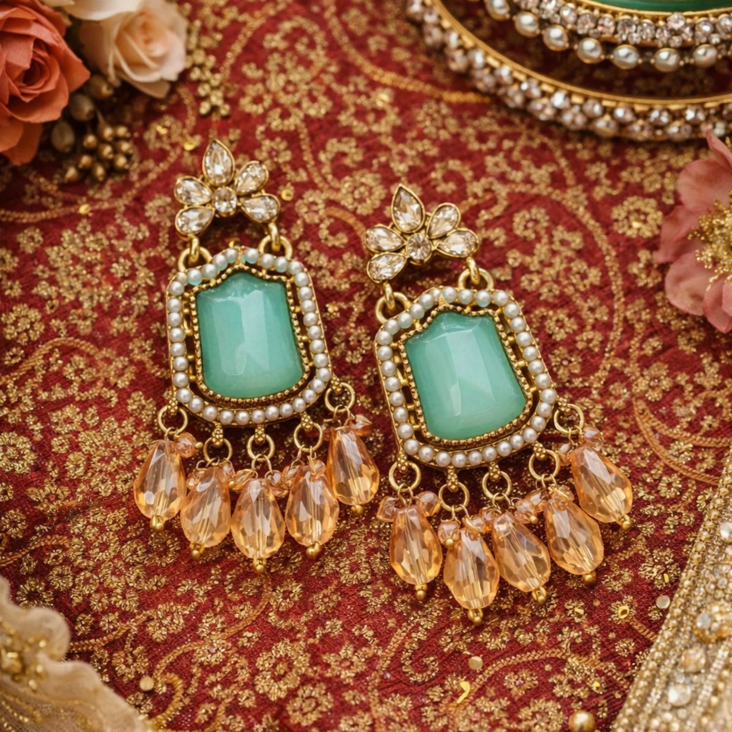 Shabnam Crystal Earrings