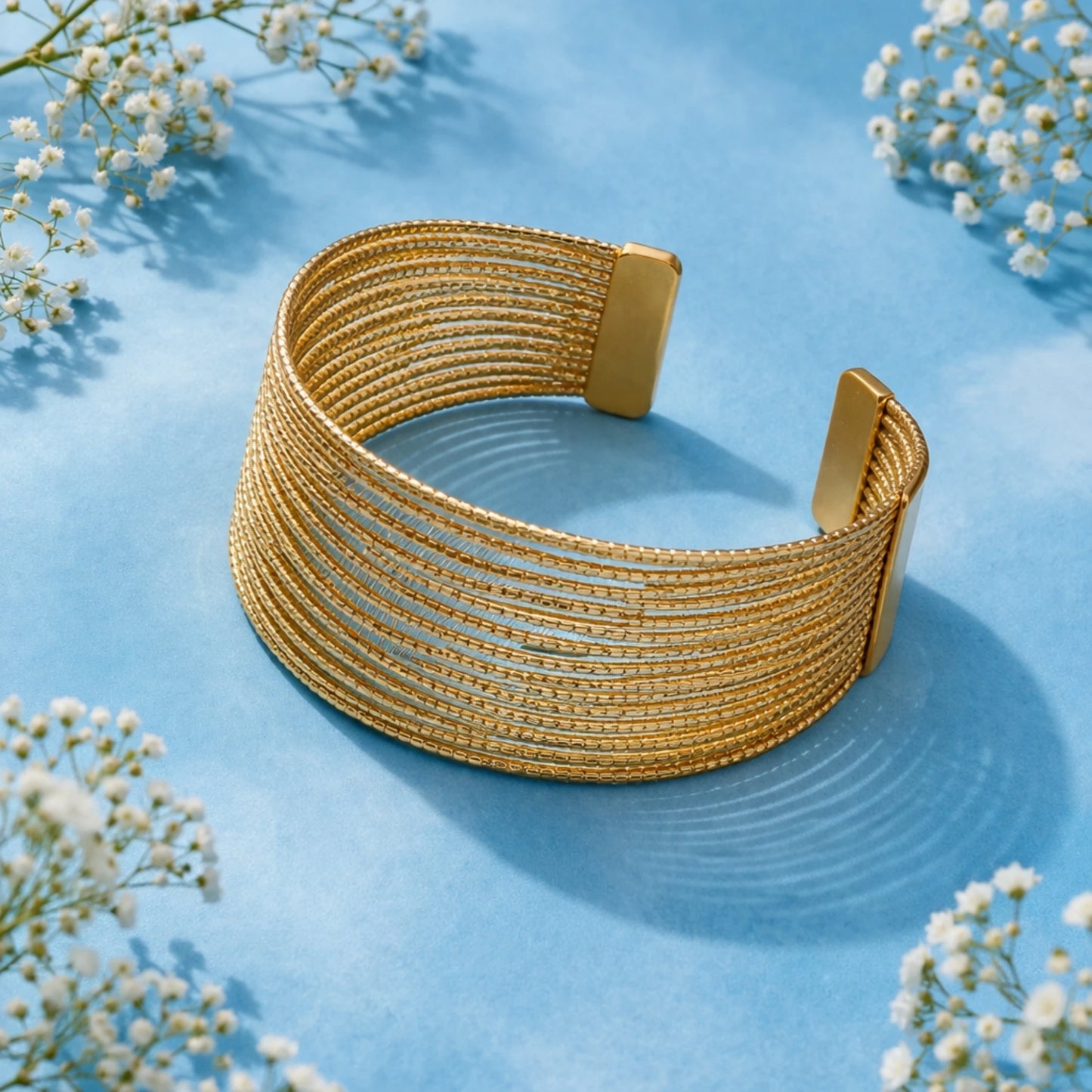 Golden Stacked Cuff