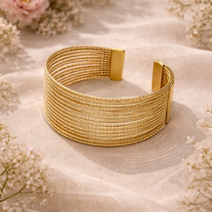 Golden Stacked Cuff