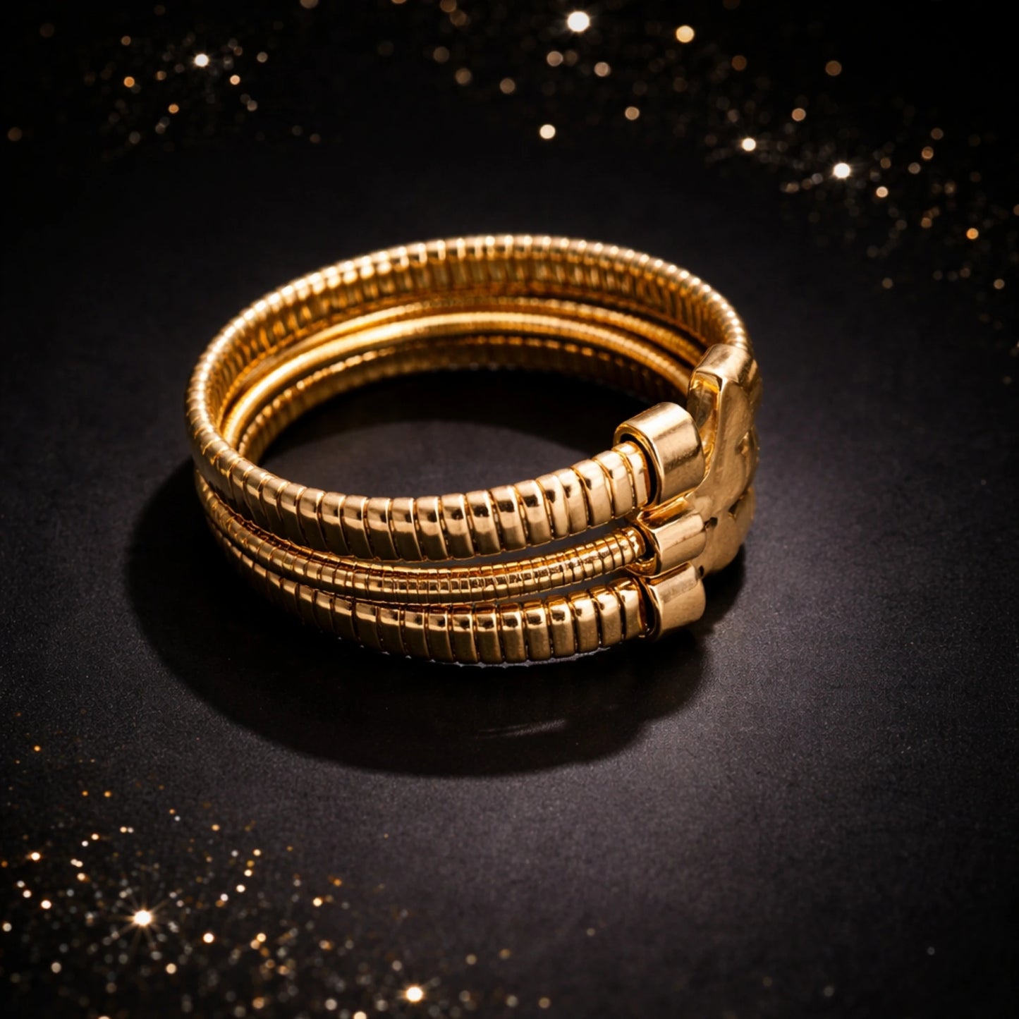 Serpentine Golden Bracelet