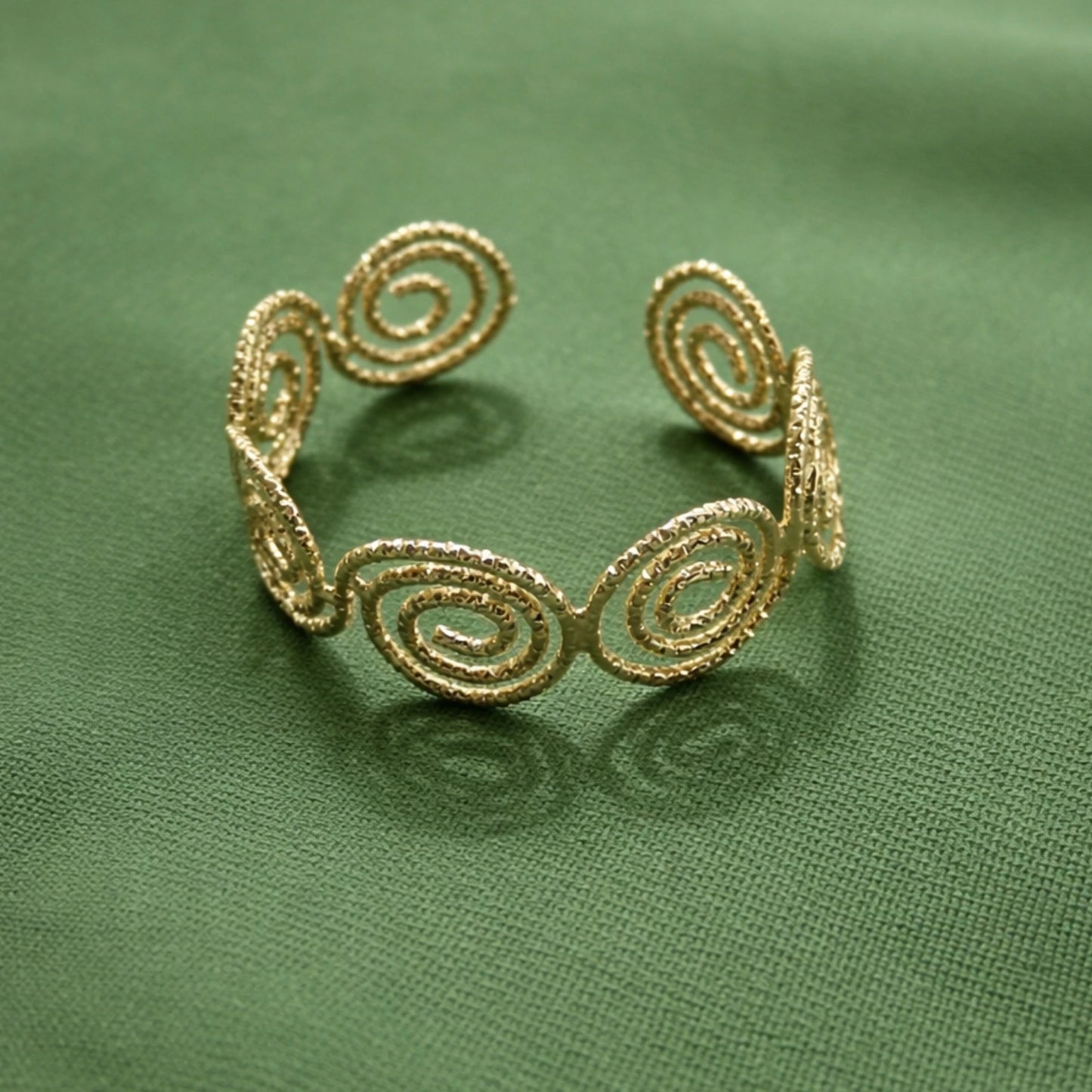 Whirl & Gold Cuff