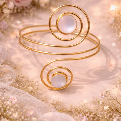 Moonstone Orbit Arm Cuff
