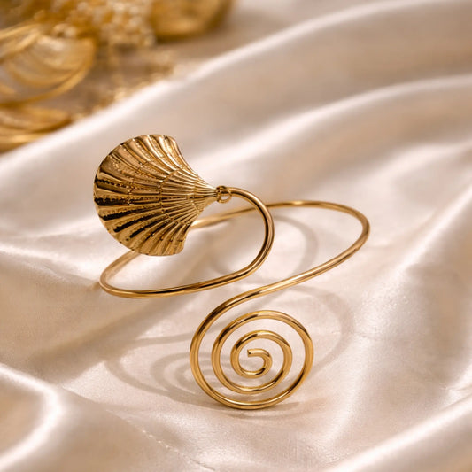 Shell Swirl  Premium Arm Cuff