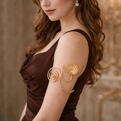 Shell Swirl  Premium Arm Cuff