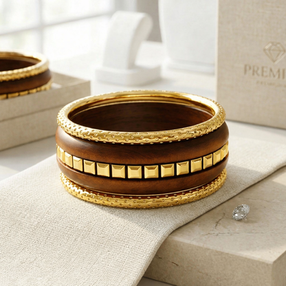 Aura Craft Trending Wooden Bangles