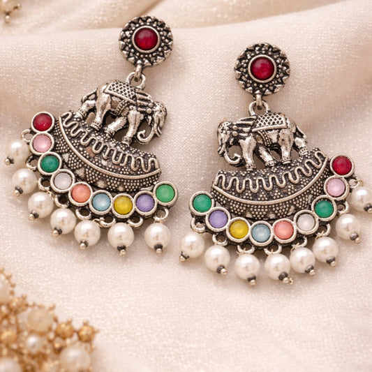 Navratna Gaj Earrings
