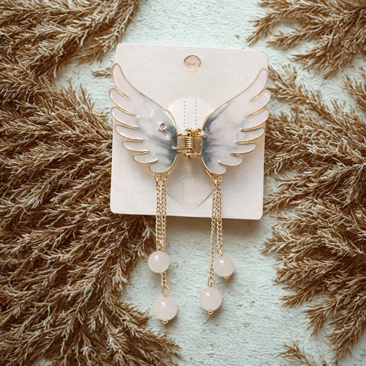 Ivory Angel Hair Claw