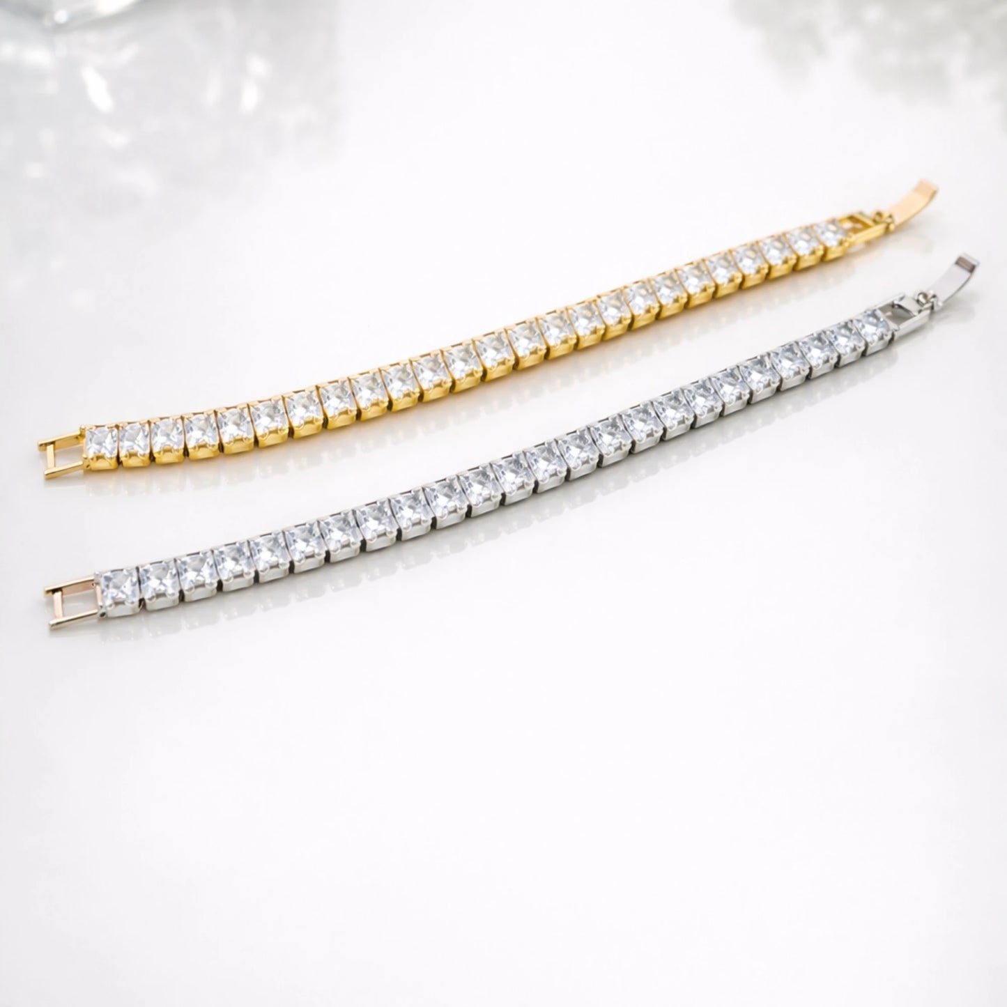 Princess Cut Tennis Bracelet