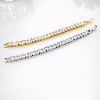 Princess Cut Tennis Bracelet