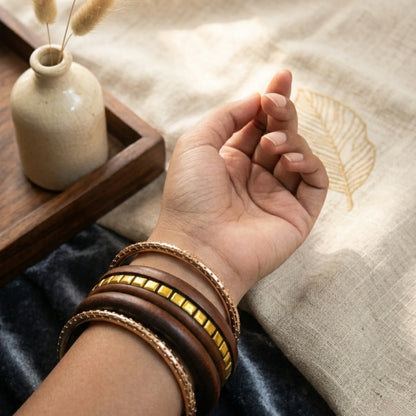 Aura Craft Trending Wooden Bangles