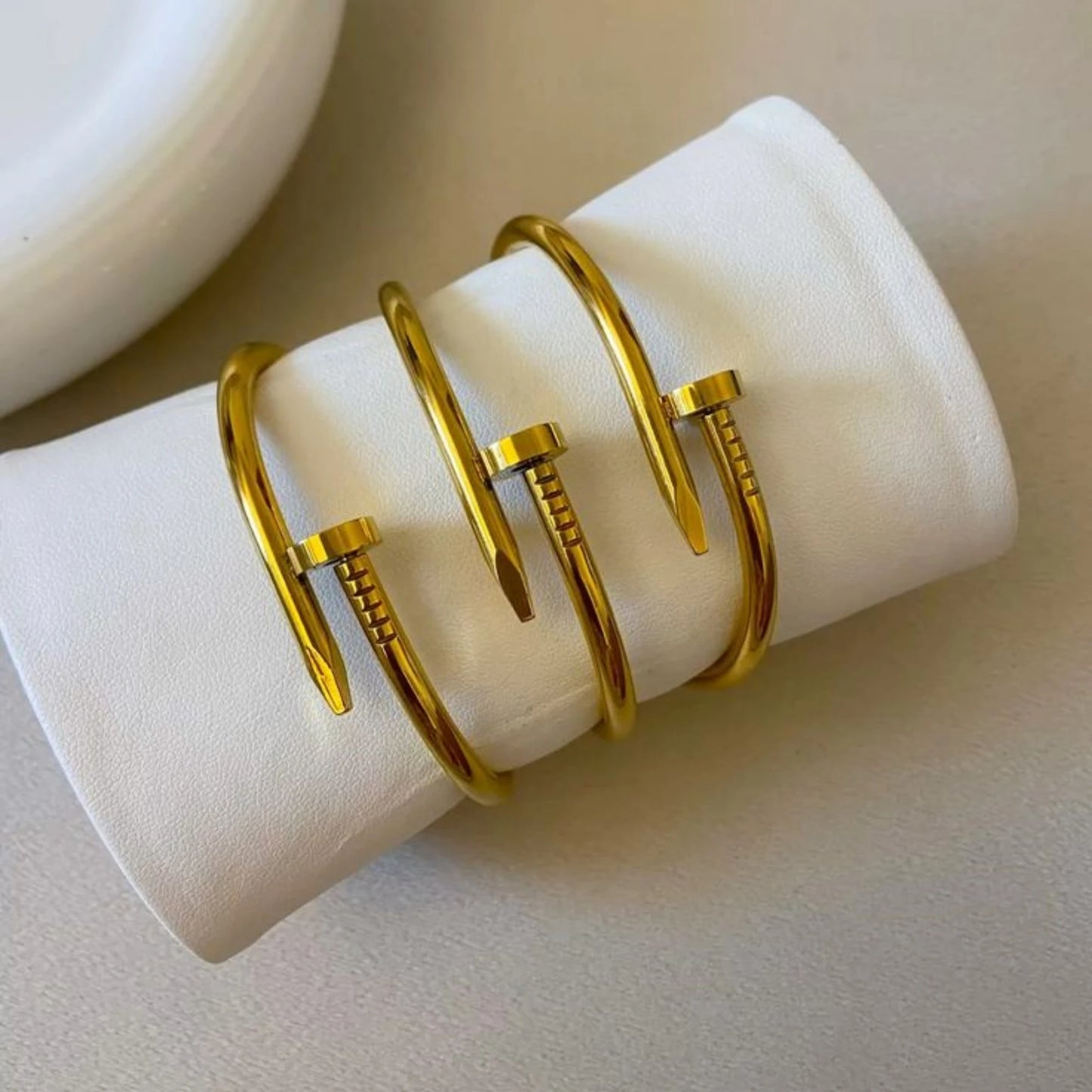Golden Edge Nail | K-Drama Inspired