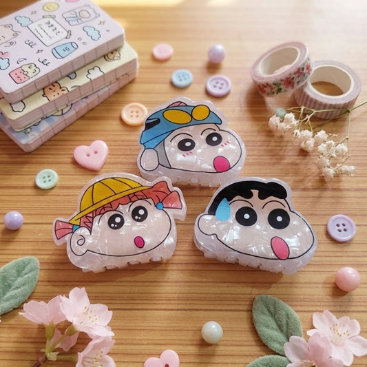 Shin-chan Pearly Claw Clip (Pack of 3)