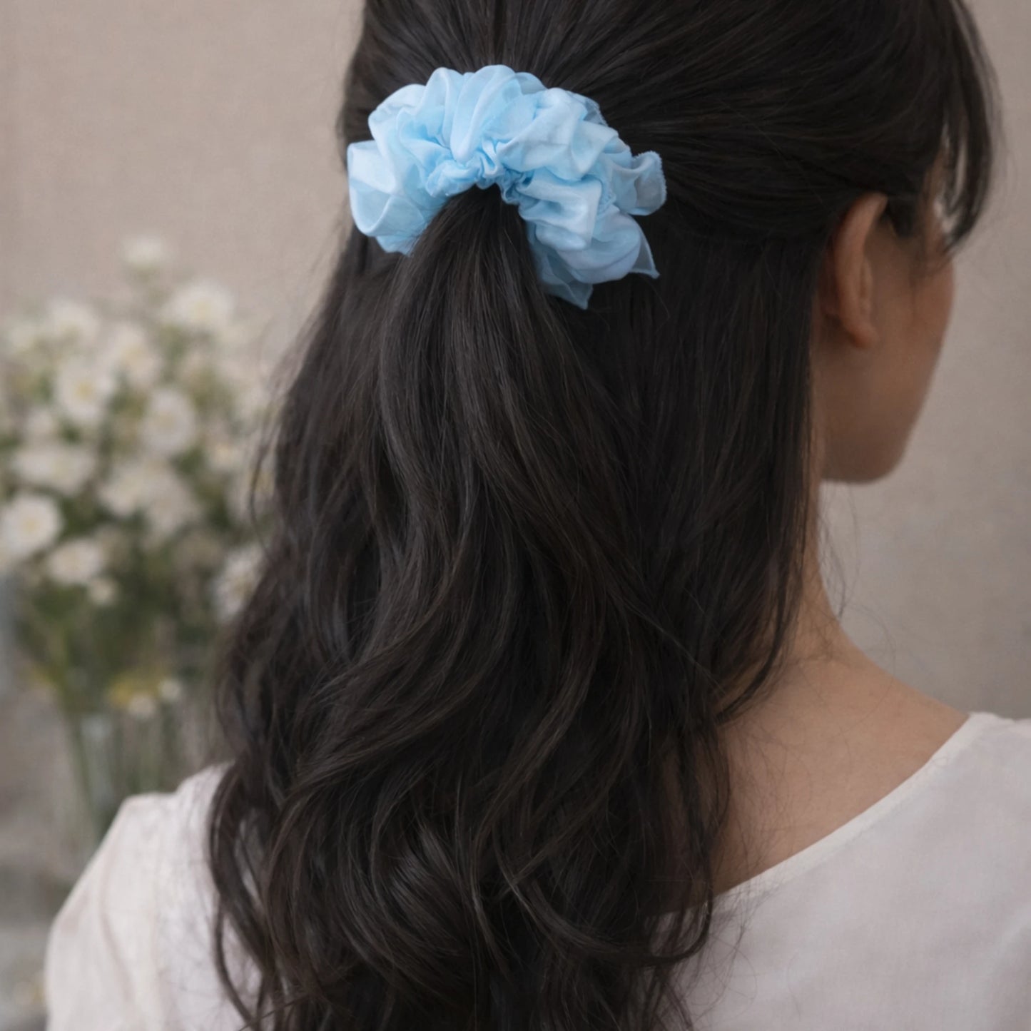 Cloud Puff Scrunchie