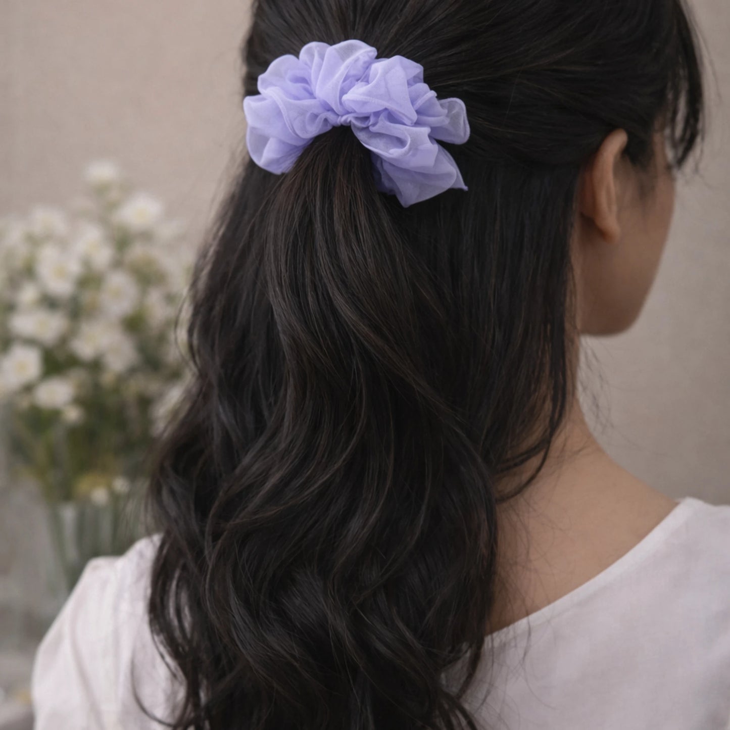 Cloud Puff Scrunchie