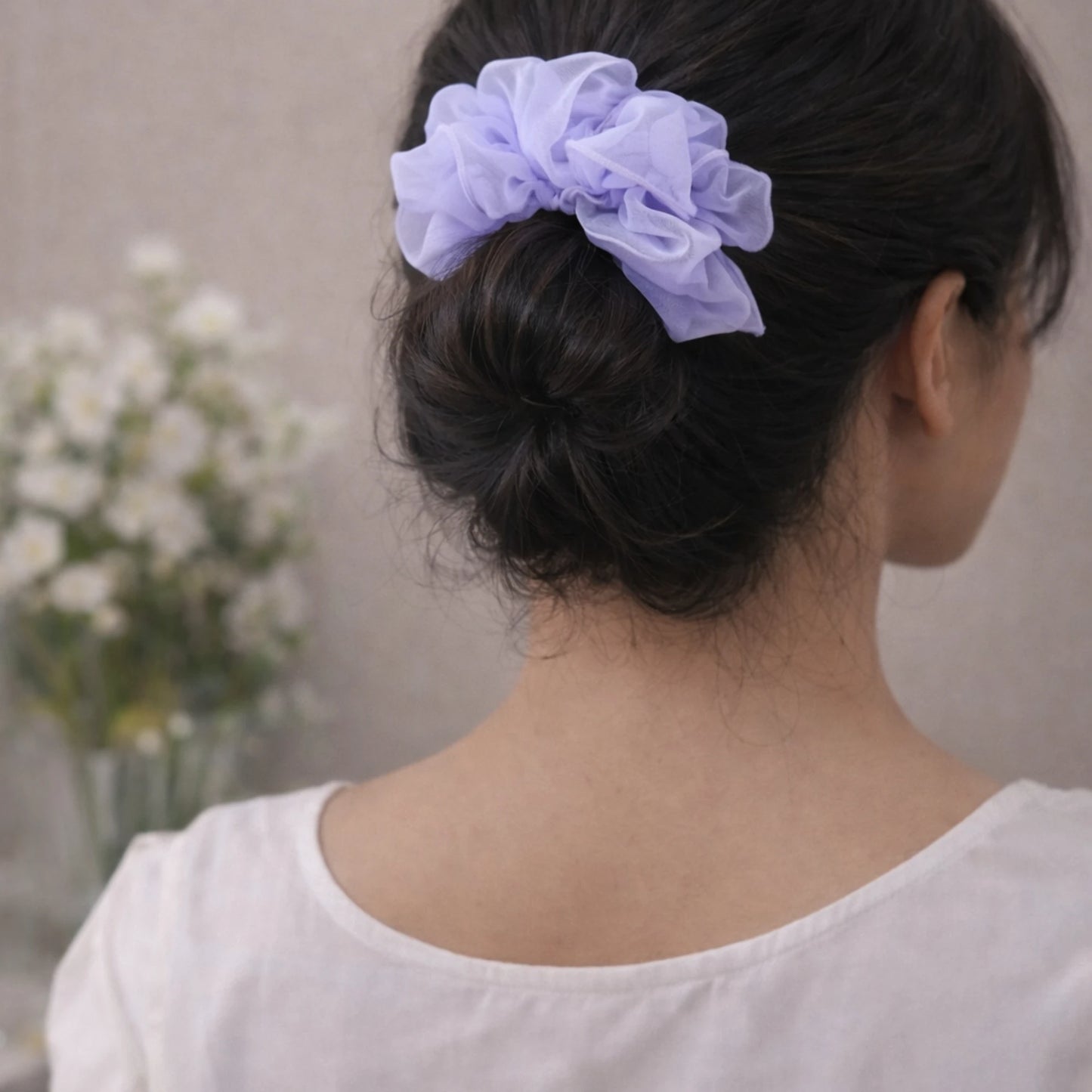 Cloud Puff Scrunchie