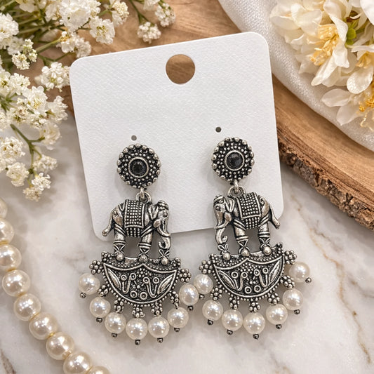 Gajlakshmi Pearl Earrings